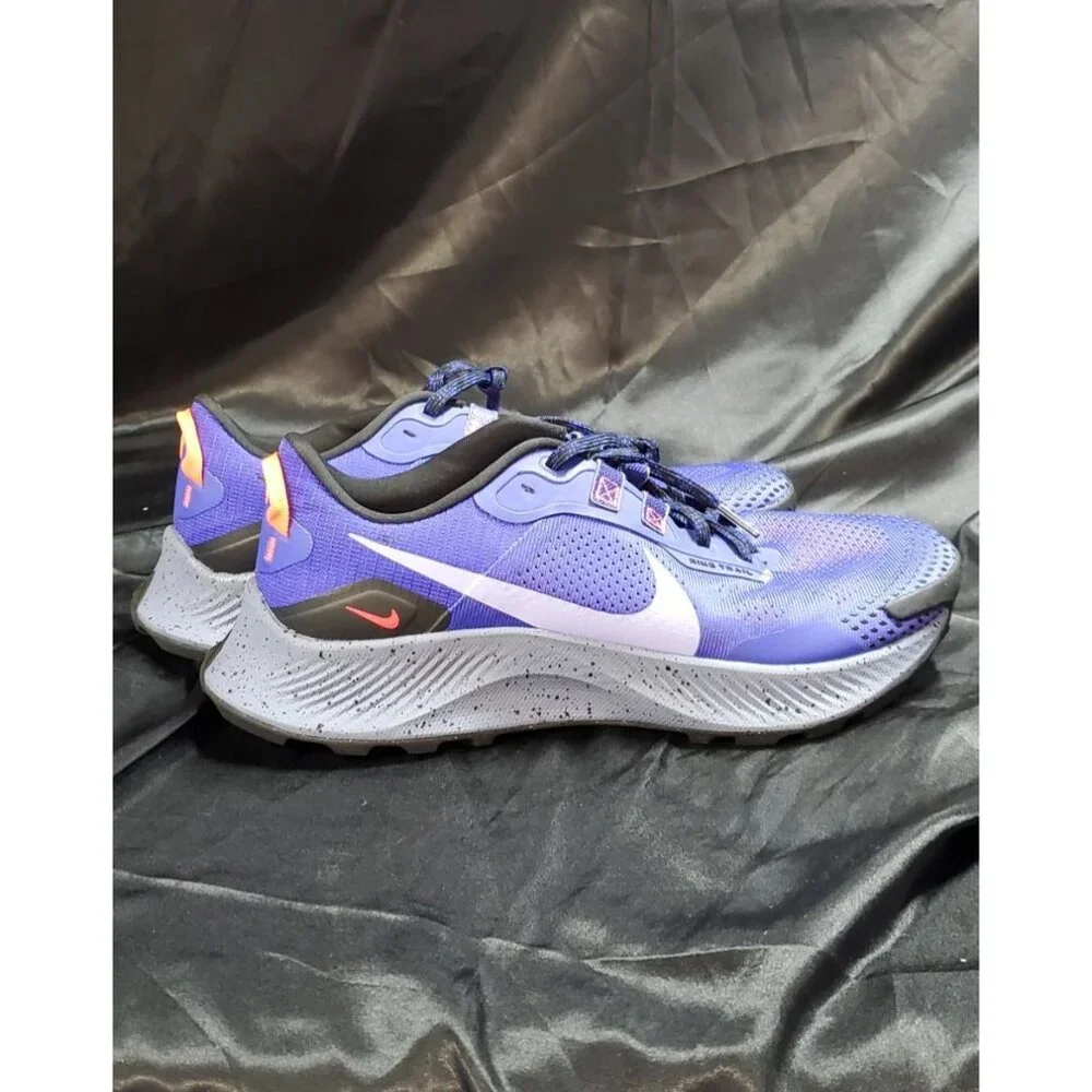 NEW Nike Womens Pegasus Trail 3 Running Shoe (Lapis/Light Thistle) Size 10 - Picture 4 of 16
